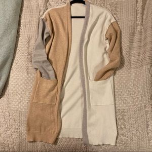 Blocked cardigan